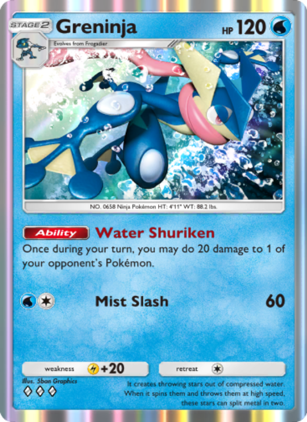 Greninja - Pokémon TCG Card