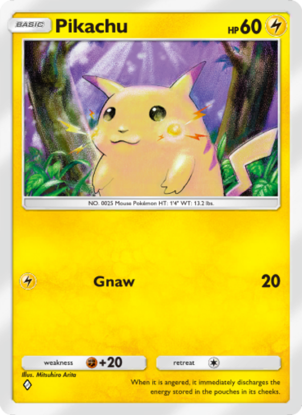 Pikachu - Pokémon TCG Card