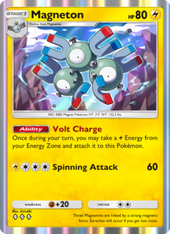 Magneton - pokemon TCG Card