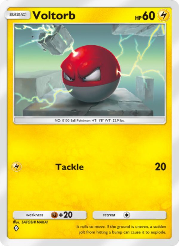 Voltorb - Pokémon TCG Card