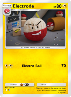 Electrode - pokemon TCG Card
