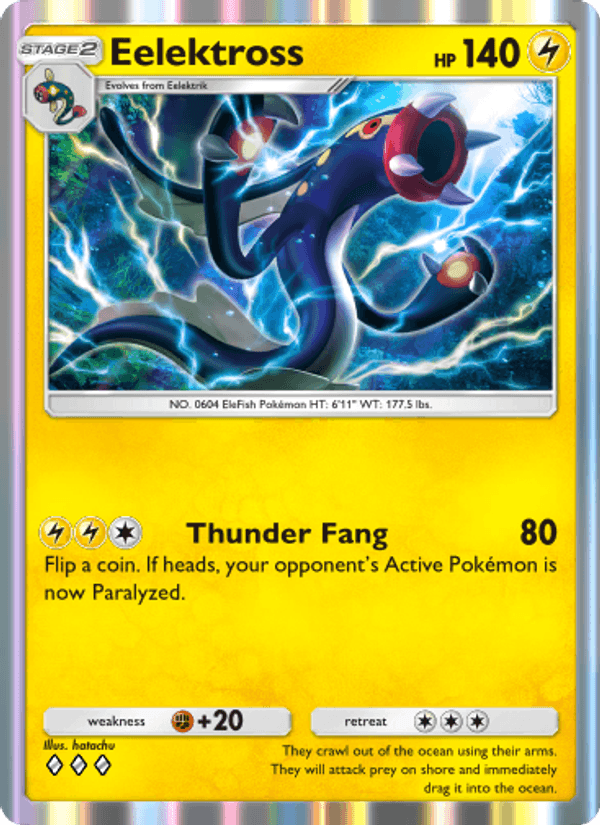 Eelektross - Pokémon TCG Card