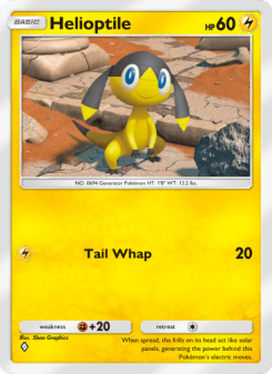 Helioptile - pokemon TCG Card