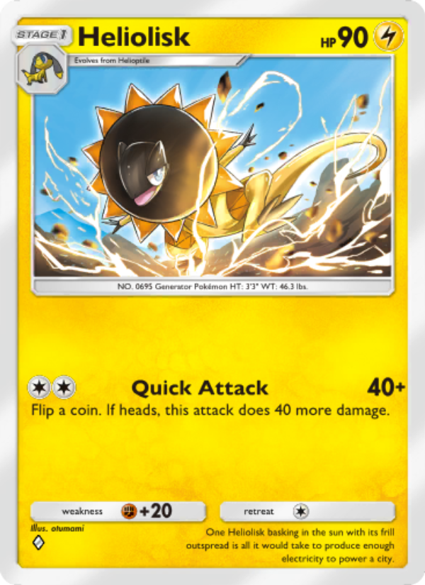 Heliolisk - Pokémon TCG Card