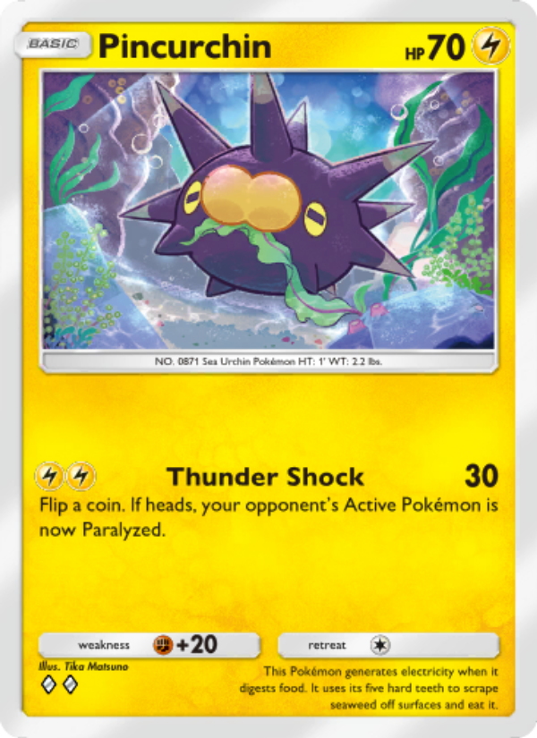 Pincurchin - Pokémon TCG Card