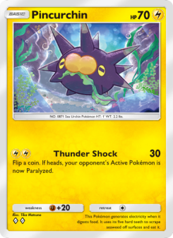 Pincurchin - pokemon TCG Card