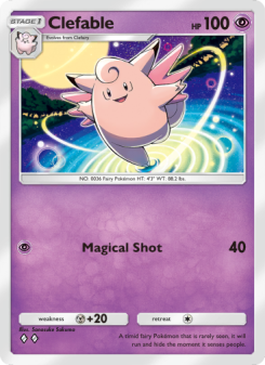 Clefable - pokemon TCG Card