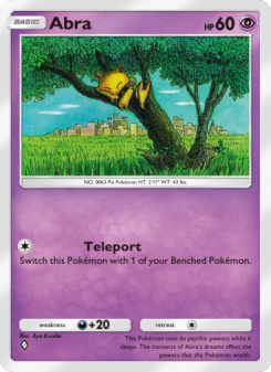 Abra - pokemon TCG Card
