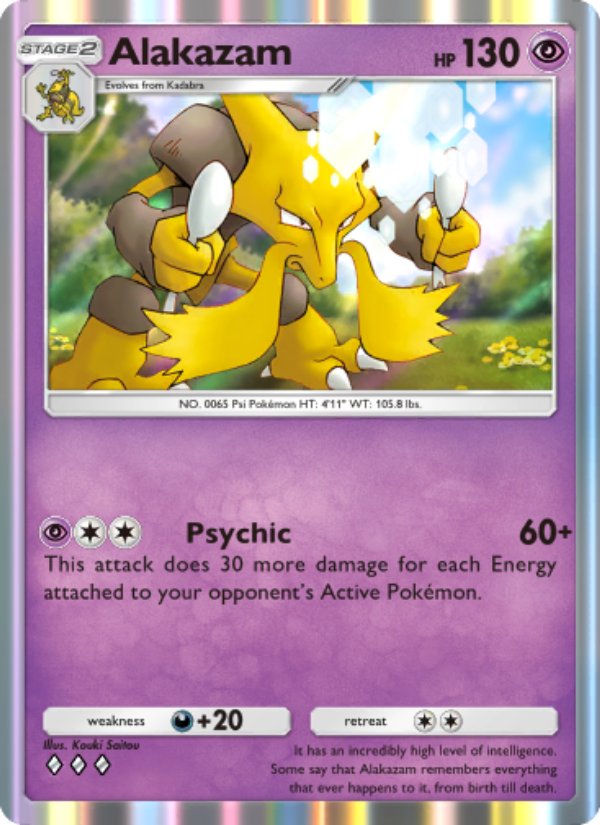 Alakazam - Pokémon TCG Card