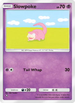 Slowpoke - pokemon TCG Card