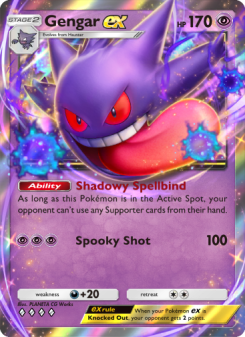 Gengar ex - pokemon TCG Card