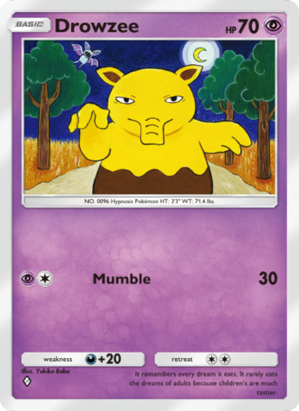 Drowzee - Pokémon TCG Card