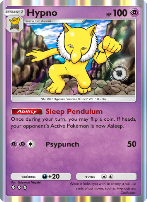 Hypno - Pokémon TCG Card
