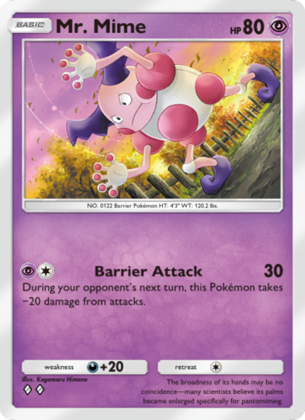 Mr. Mime - Pokémon TCG Card