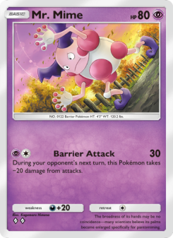 Mr. Mime - pokemon TCG Card