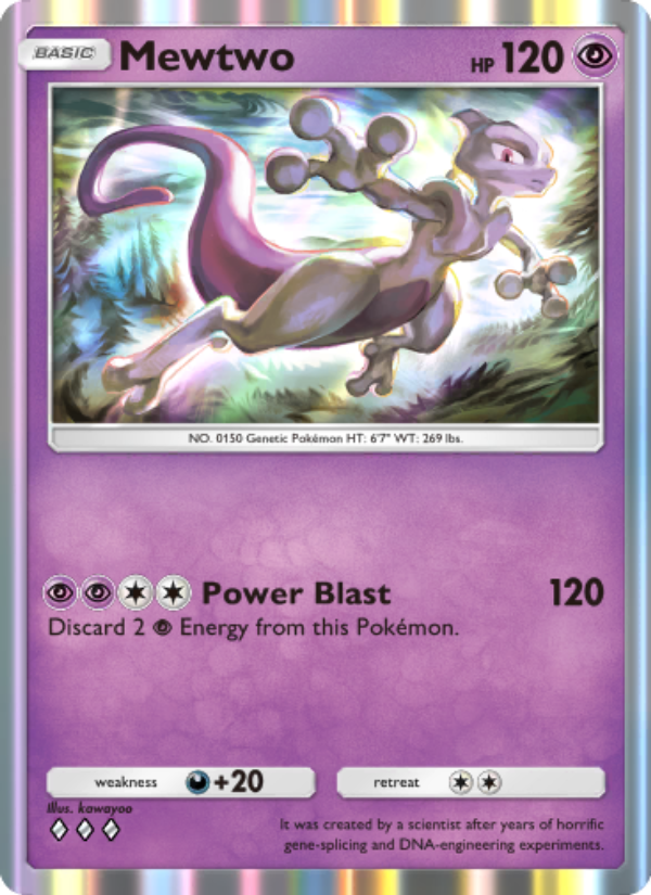 Mewtwo - Pokémon TCG Card