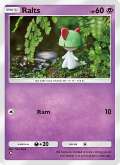 Ralts - pokemon TCG Card