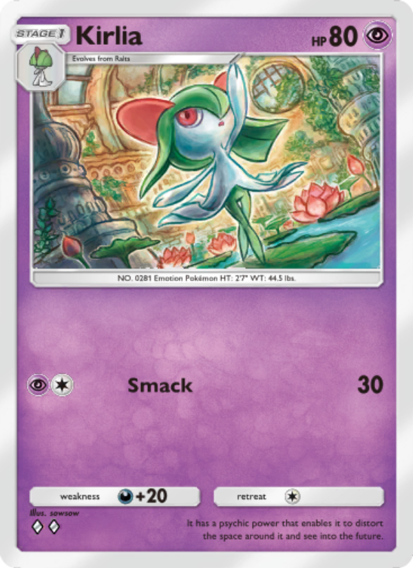 Kirlia - Pokémon TCG Card