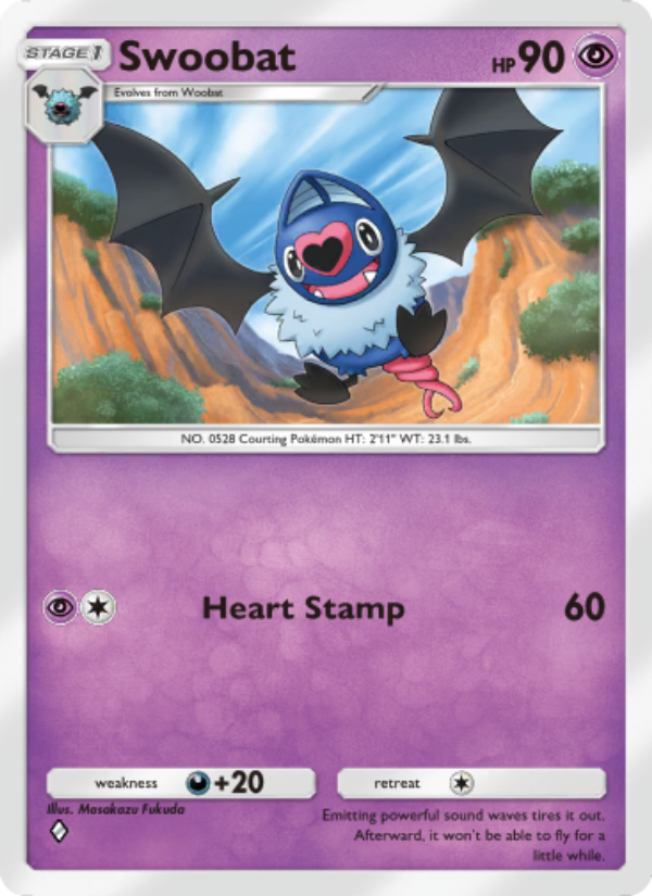 Swoobat - Pokémon TCG Card