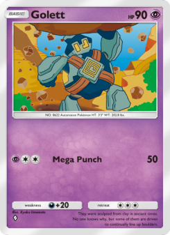 Golett - pokemon TCG Card