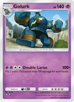Golurk - pokemon TCG Card