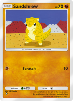 Sandshrew - pokemon TCG Card