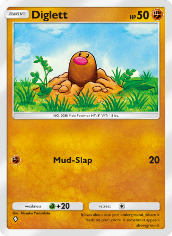 Diglett - Pokémon TCG Card