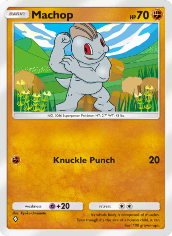Machop - Pokémon TCG Card