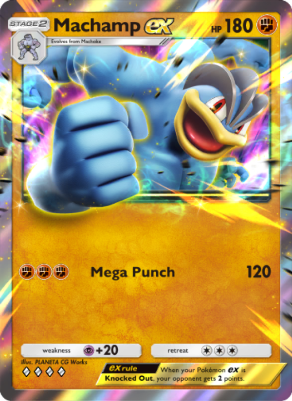 Machamp ex - Pokémon TCG Card