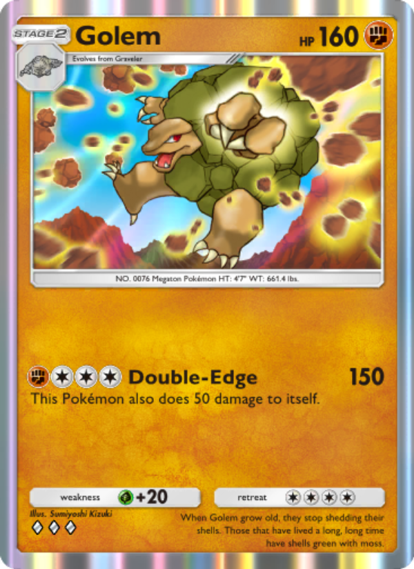 Golem - Pokémon TCG Card
