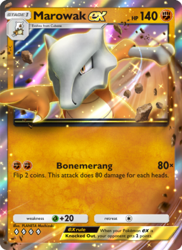 Marowak ex - Pokémon TCG Card