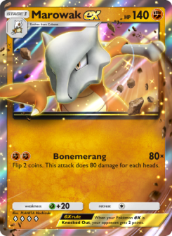 Marowak ex - pokemon TCG Card