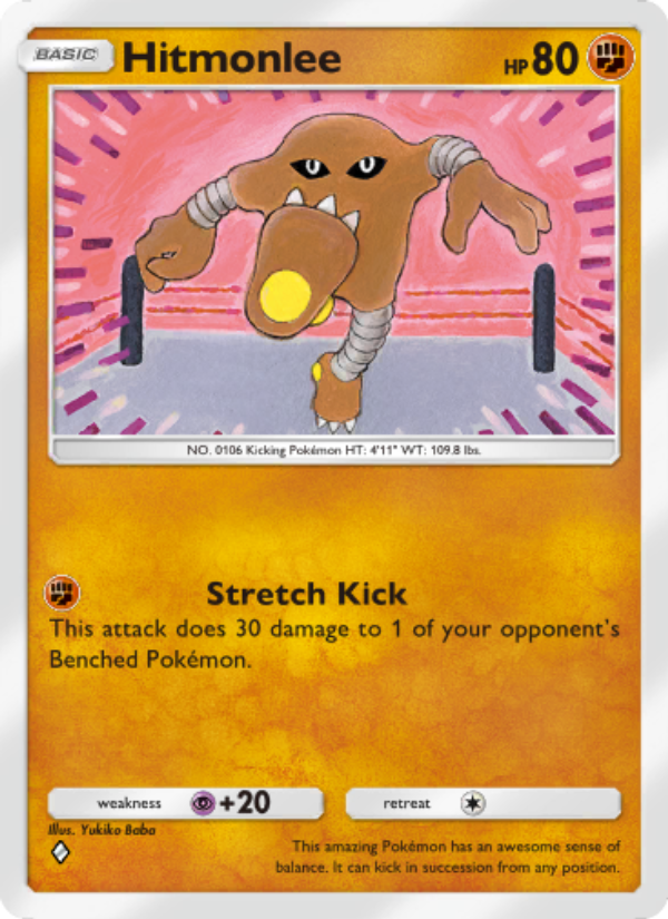Hitmonlee - Pokémon TCG Card