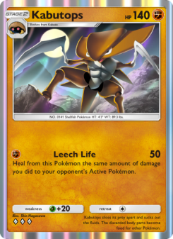 Kabutops - pokemon TCG Card