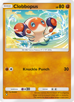 Clobbopus - pokemon TCG Card