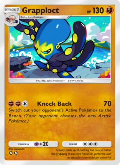Grapploct - pokemon TCG Card