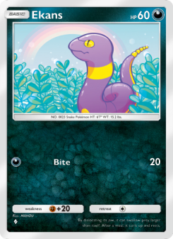 Ekans - pokemon TCG Card