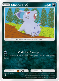 Nidoran♀ - pokemon TCG Card