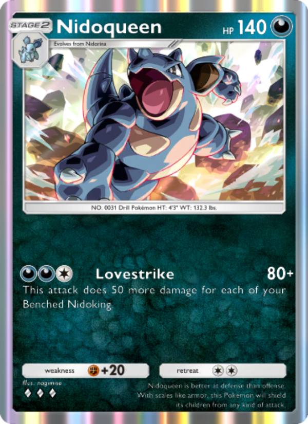 Nidoqueen - Pokémon TCG Card
