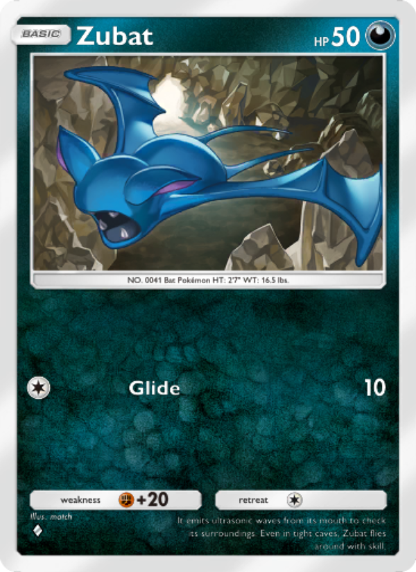 Zubat - Pokémon TCG Card
