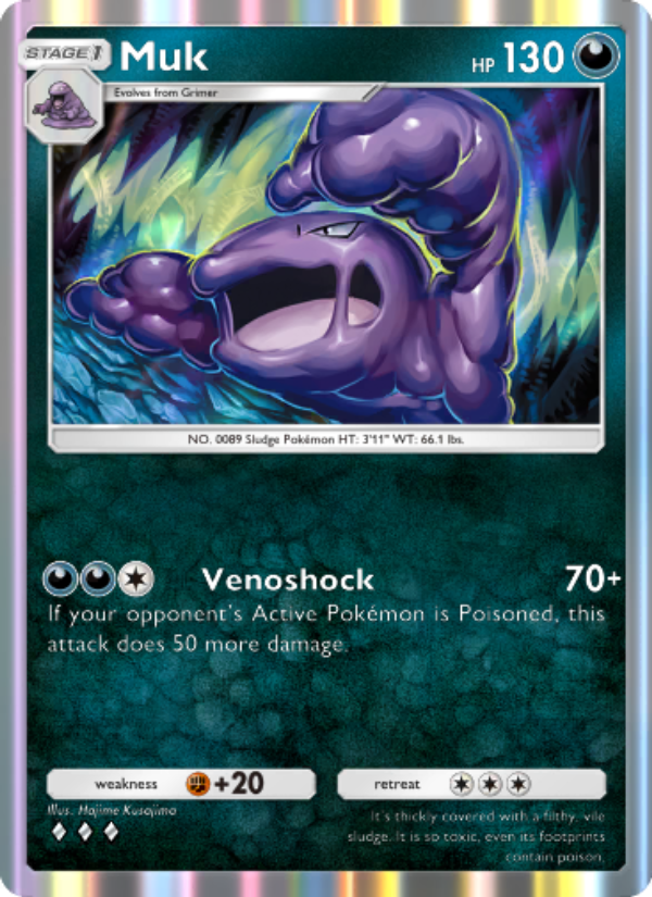Muk - Pokémon TCG Card