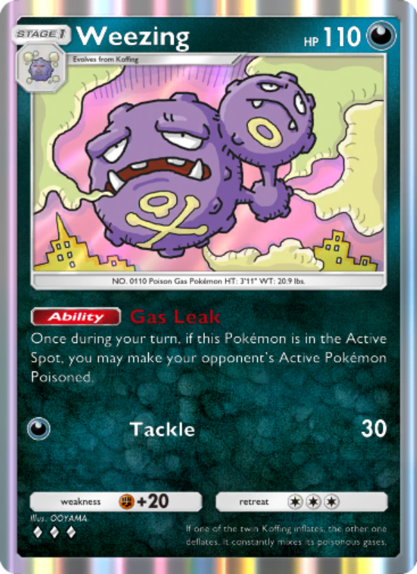 Weezing - Pokémon TCG Card