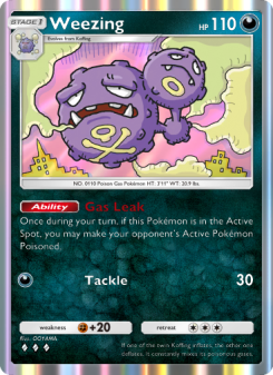 Weezing - pokemon TCG Card