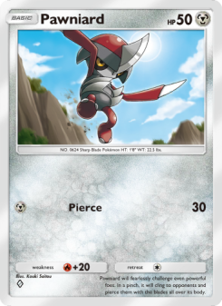 Pawniard - pokemon TCG Card