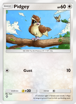 Pidgey - pokemon TCG Card