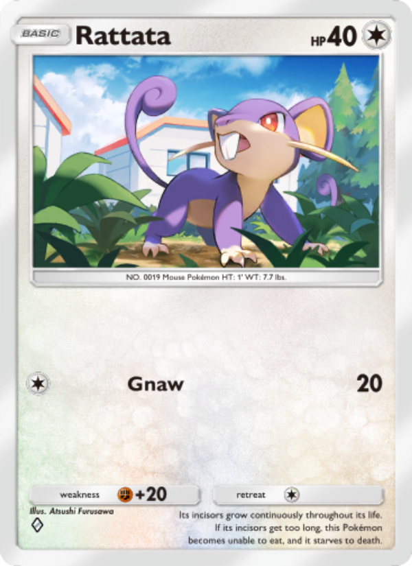 Rattata - Pokémon TCG Card