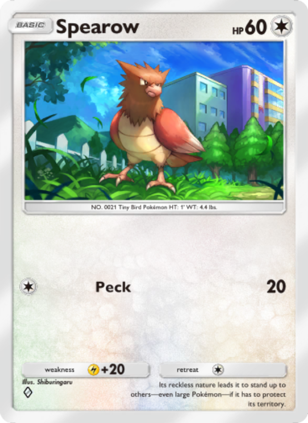 Spearow - Pokémon TCG Card