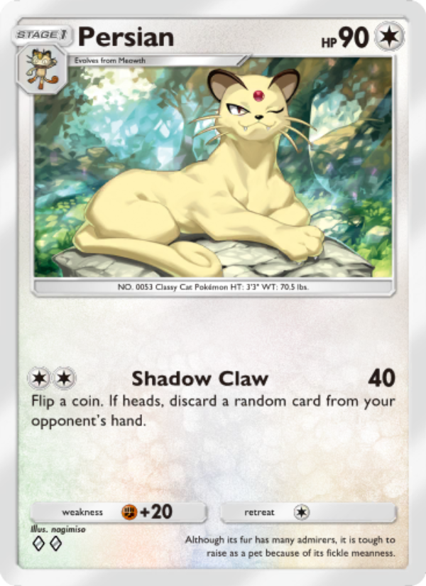 Persian - Pokémon TCG Card