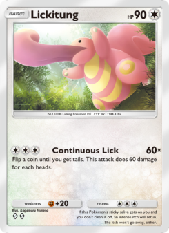 Lickitung - pokemon TCG Card