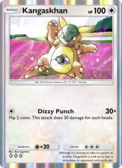 Kangaskhan - pokemon TCG Card